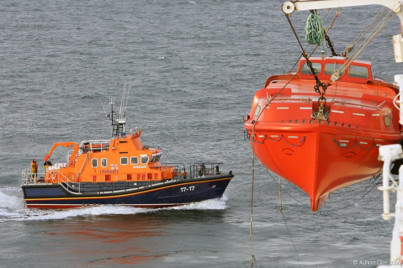 Tynemouth relief ALB 17-17 Fraser Flyer, seen during Exercis