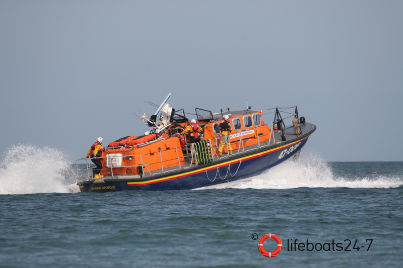 Cromer ALB launching for lifeboat day 06