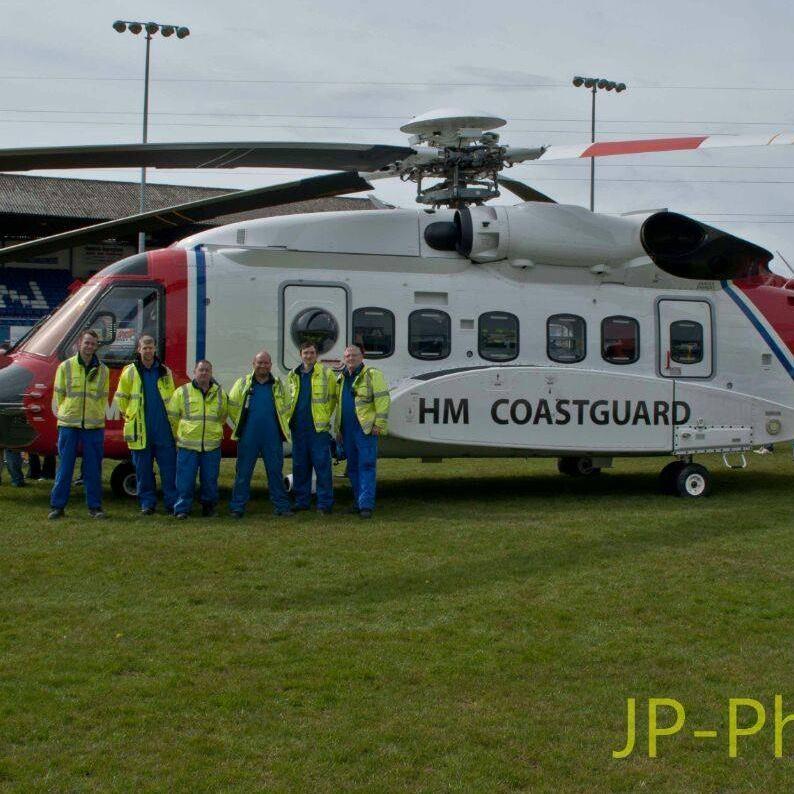 Prestwick S-92 drops in to see Maryport CRT