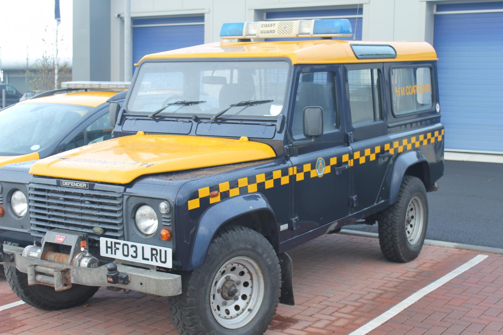HMCG Land Rover At Training Centre Vehicles THE No1 Coastguard And 